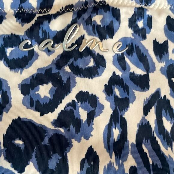 Johnny Was Blue Animal Print Bikini Bottoms XL New $98 - Picture 3 of 8